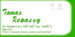 tamas repassy business card